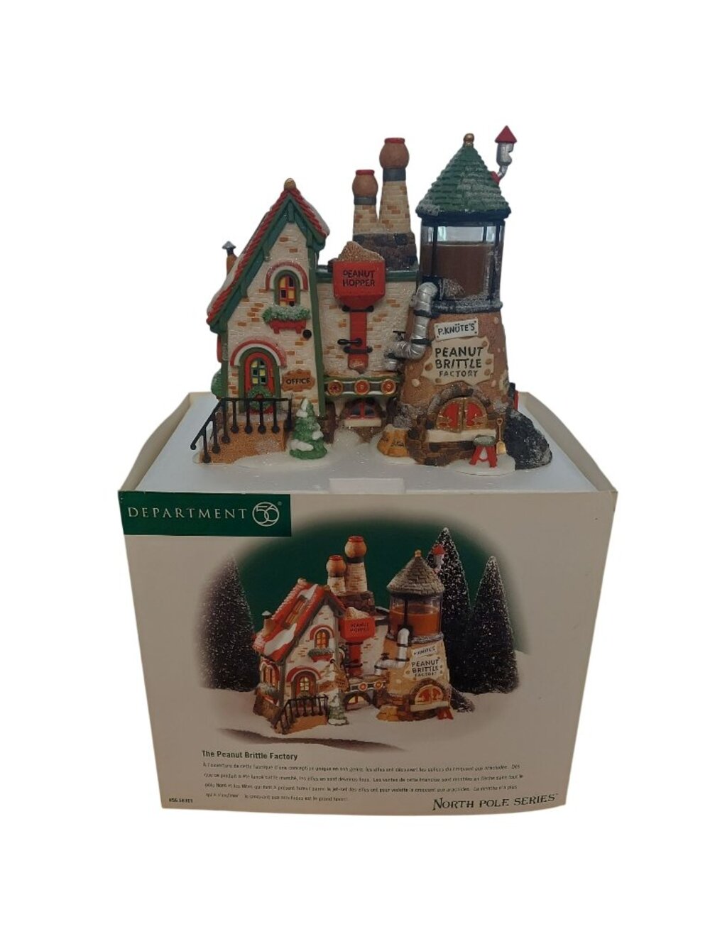 Department 56 The Peanut Brittle Factory North Pole Christmas Village Retired